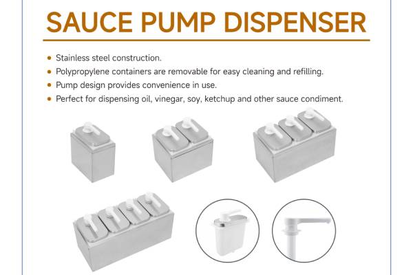 SUNNEX New Item - Saus Pump Dispenser