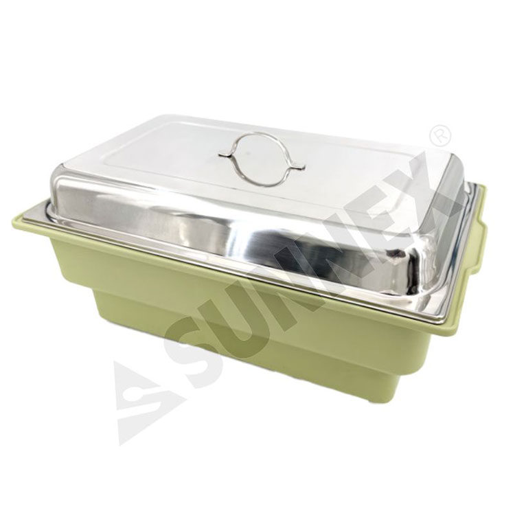 EcoCater Series Green Electric Chafer med forskjellige deksler