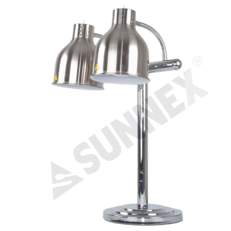 Matvarmerlampe N02H Bordlampe 2 Head Style U/O-brett