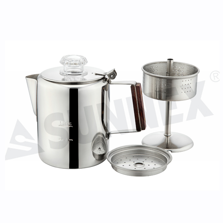 Husholdningskaffe percolators