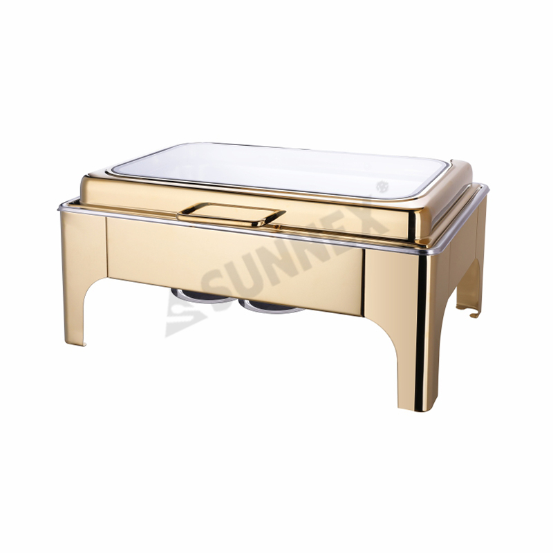 M620 Series 1/1 høyverdi rustfritt stål Golden Chafer